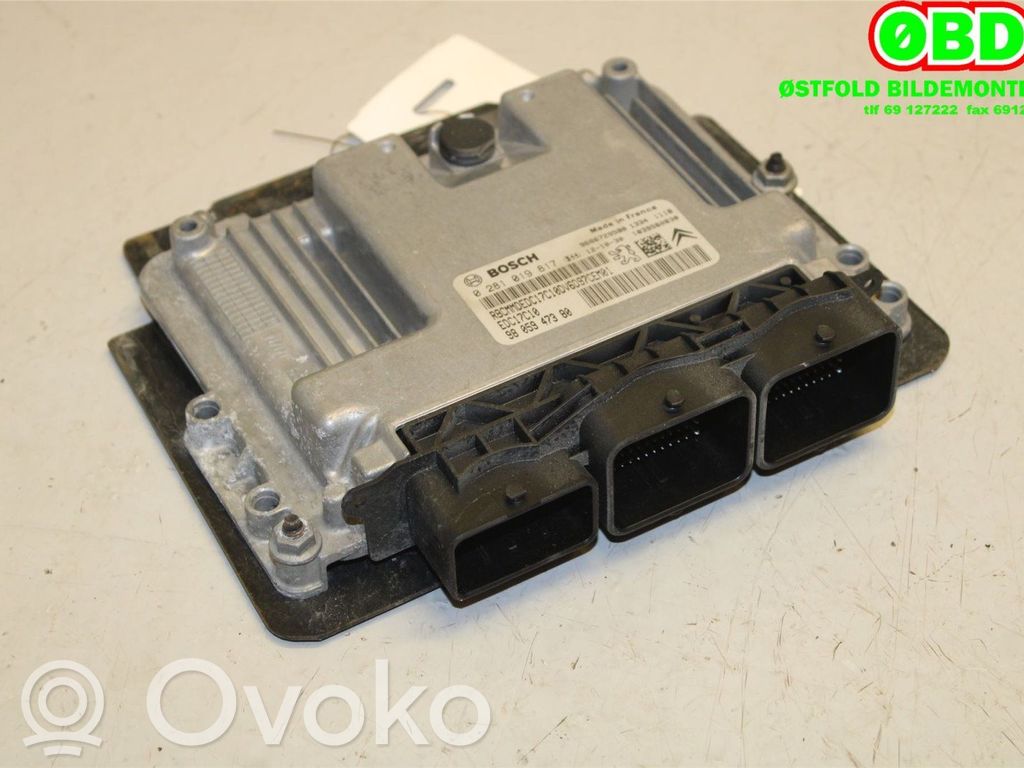 Engine control unit/module ECU   1606873880,9666729580,9666729580,0281019817,1606873880,9666729580