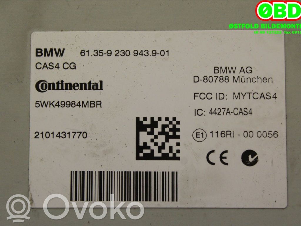 BMW 5 F10 F11 Alte unități/module de control 
