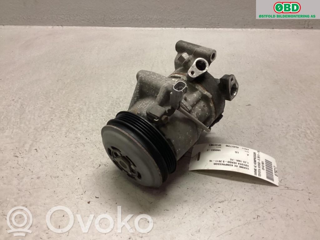 Toyota Verso-S Kompresor / Sprężarka klimatyzacji A/C 