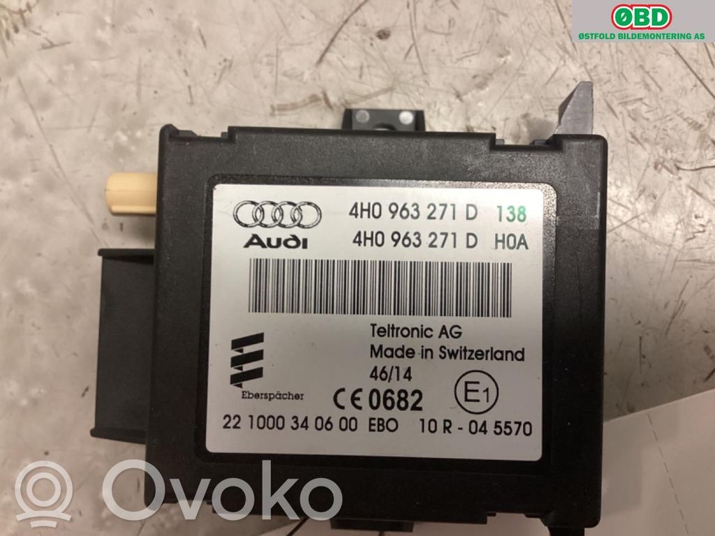 Audi A7 S7 4G Riscaldatore del carburante 