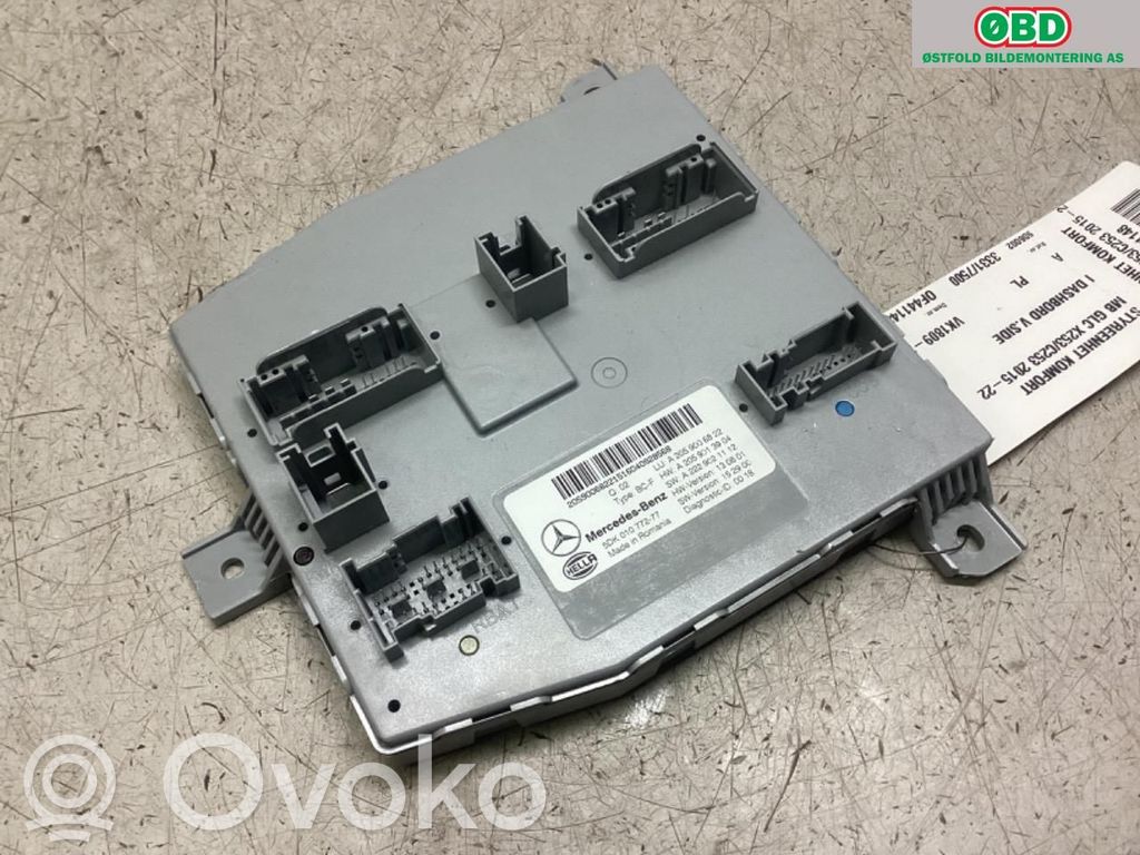 Mercedes-Benz GLC X253 C253 Modul de control caroserie central 