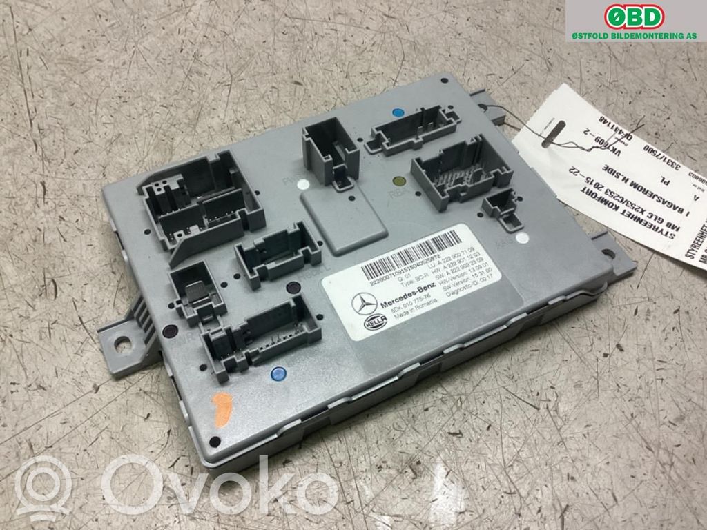 Mercedes-Benz GLC X253 C253 Module de contrôle carrosserie centrale