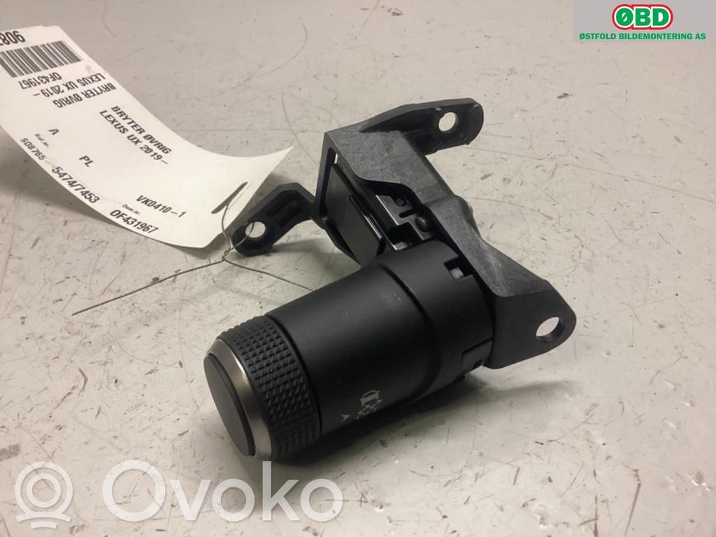 Lexus UX Otros interruptores/perillas/selectores 