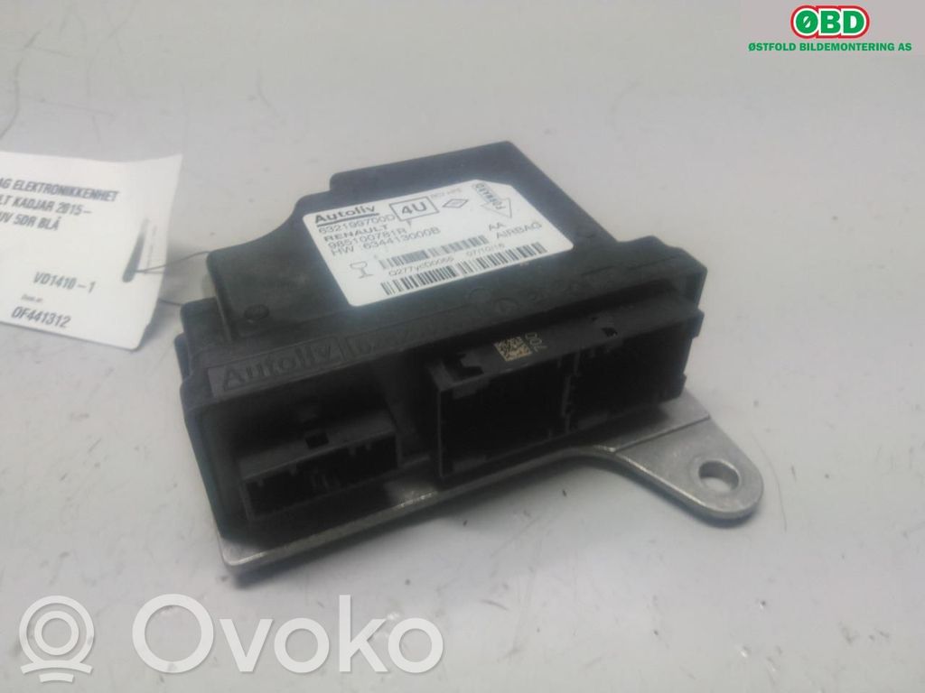 Renault Kadjar Module de contrôle airbag