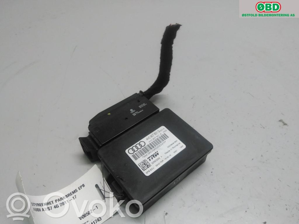 Module de commande de frein à main   4H0907801G,4H0907801G