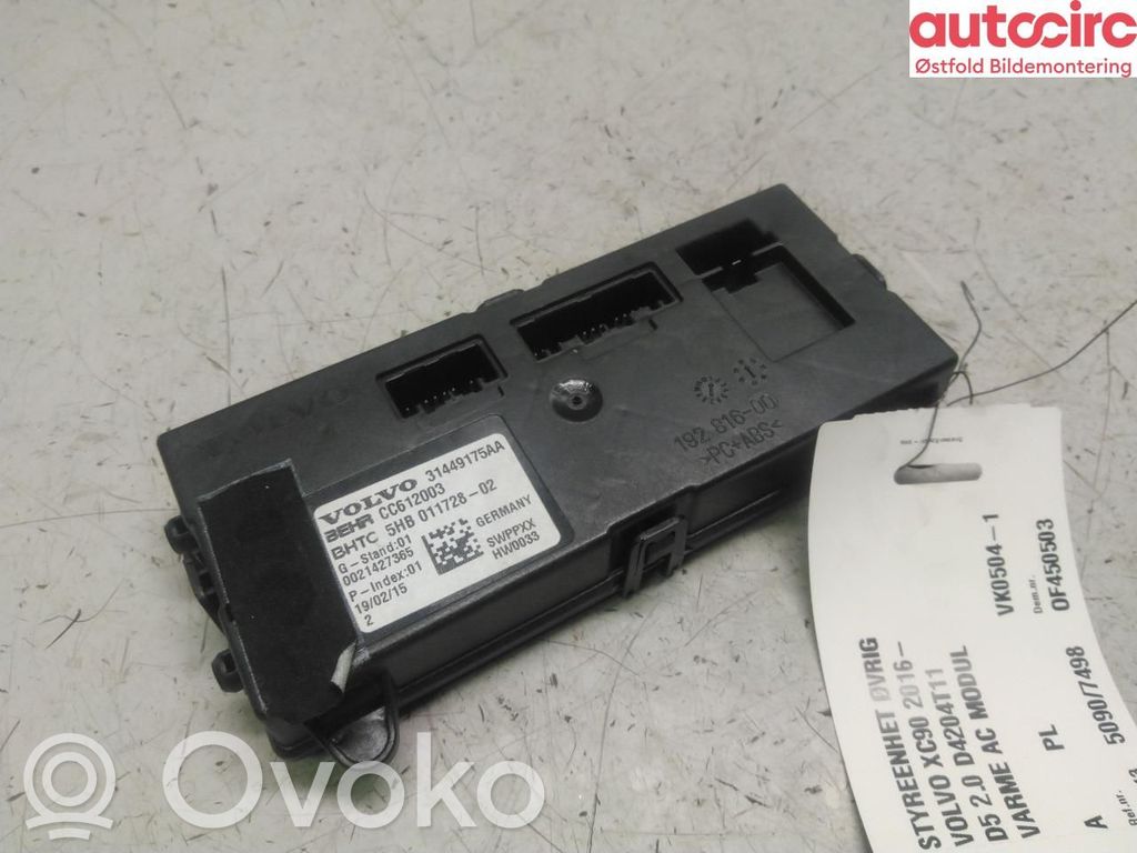 Volvo XC90 Alte unități/module de control 
