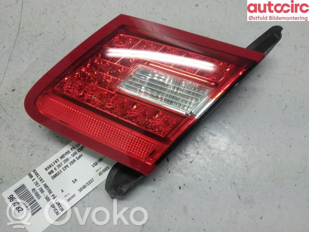 Mercedes-Benz E C207 W207 Luci posteriori
