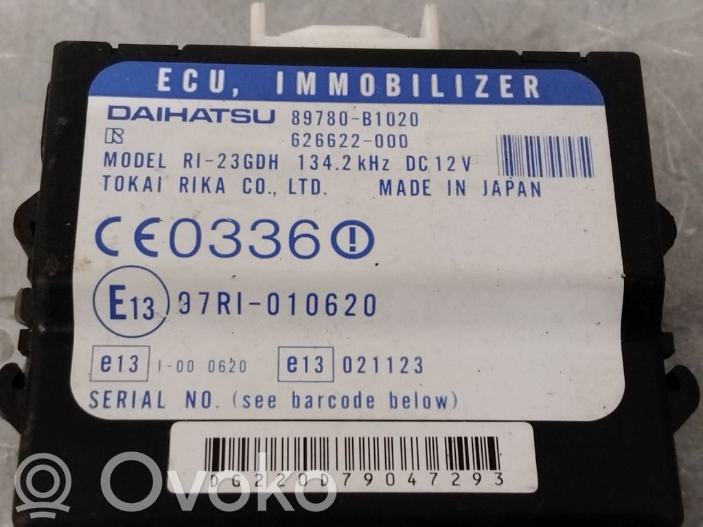 Subaru Justy Inne komputery / moduły / sterowniki 