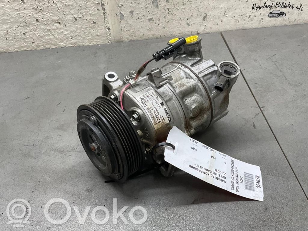 Opel Insignia B Kompresor / Sprężarka klimatyzacji A/C 
