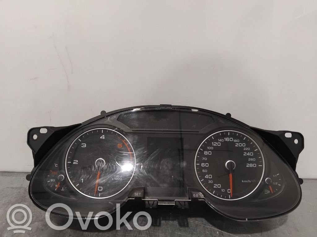 Audi A4 S4 B8 8K Compteur de vitesse tableau de bord 