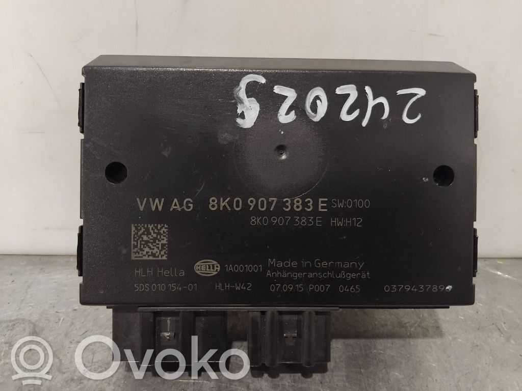 Audi A4 S4 B8 8K Centralina/modulo rimorchio barra di traino 