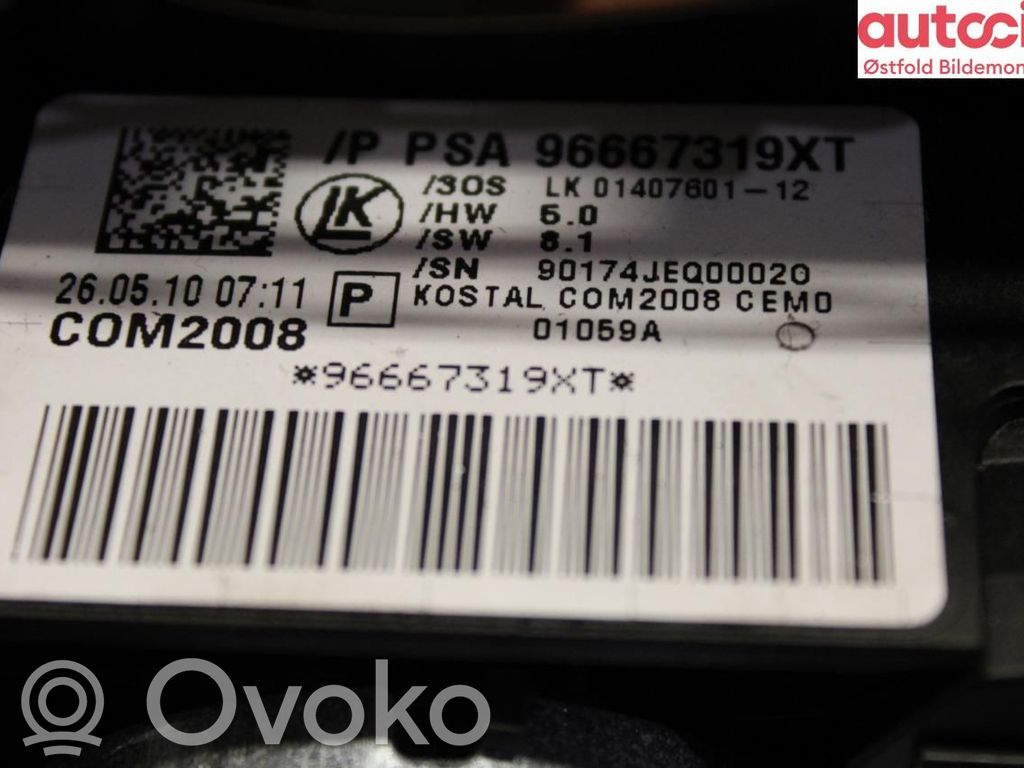 Peugeot 5008 Interruptor de control multifunción