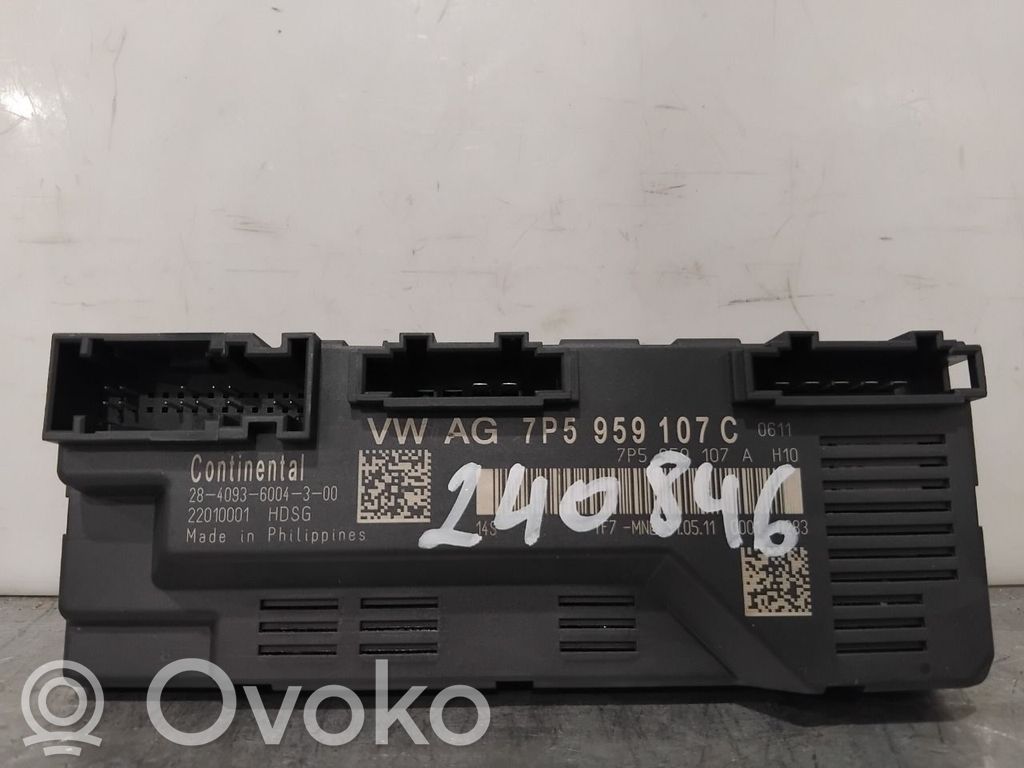 Porsche Cayenne (9PA) Tailgate/trunk control unit/module 