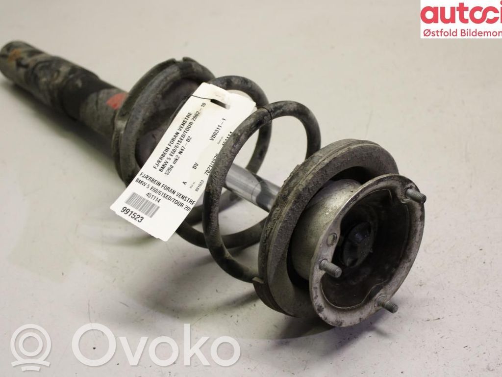 BMW 5 E60 E61 Amortiguador delantero con muelle espiral 