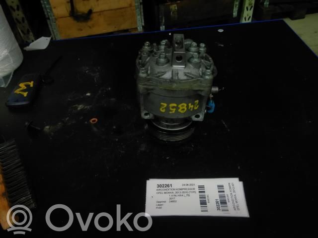 Opel Mokka X Ilmastointilaitteen kompressorin pumppu (A/C) 