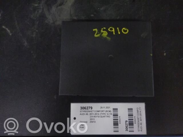 Audi A6 S6 C7 4G Module de contrôle carrosserie centrale 
