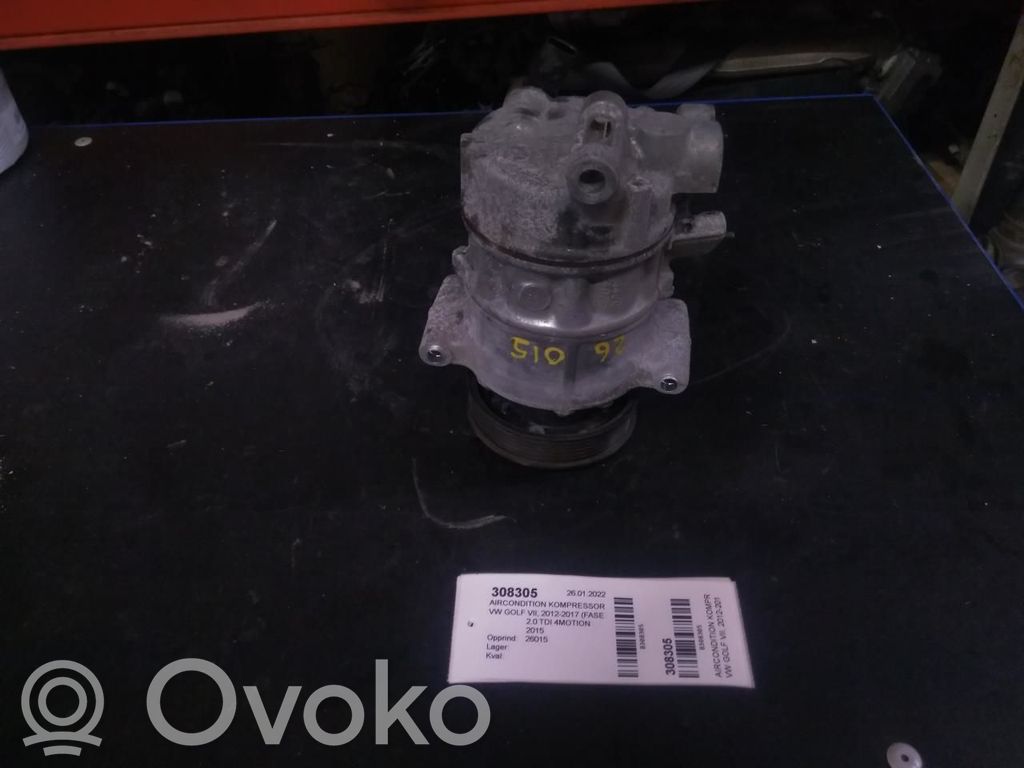 Volkswagen Golf VII Compresor (pompă) aer condiționat (A/C) 