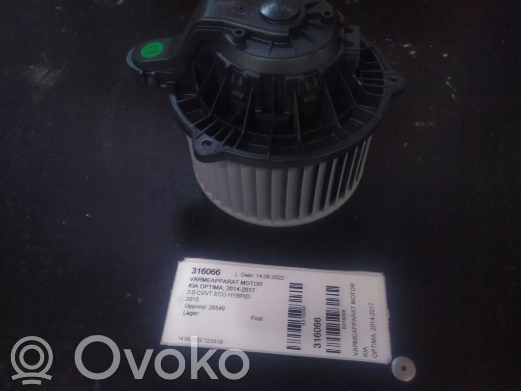 KIA Optima Wentylator nawiewu / Dmuchawa 