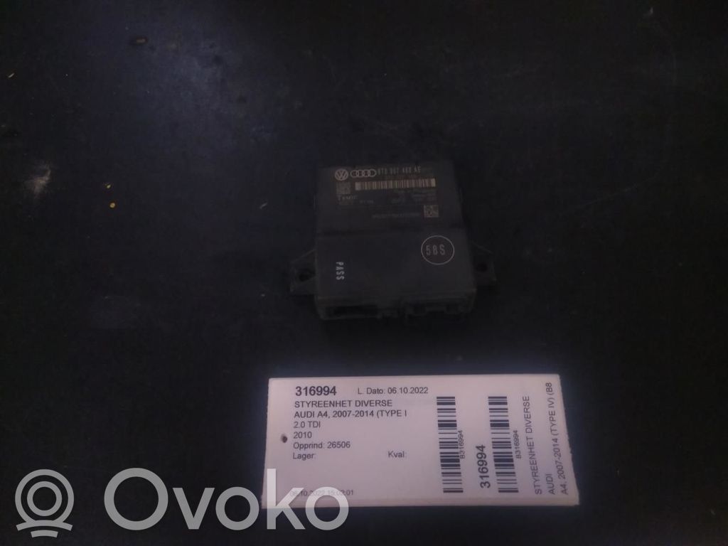 Audi A4 S4 B8 8K Alte unități/module de control 