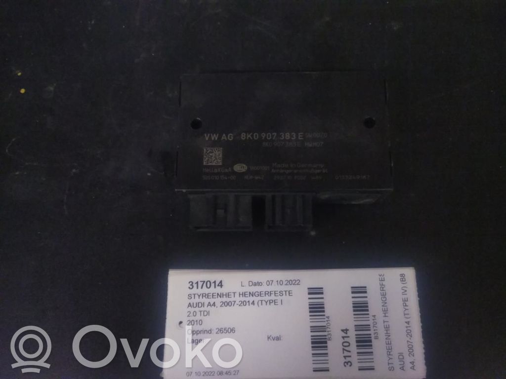 Audi A4 S4 B8 8K Unitate/modul de comandă remorcă cu bară de tractare 