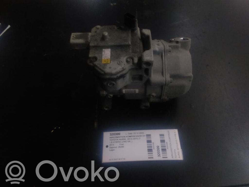 Toyota Auris E180 Ilmastointilaitteen kompressorin pumppu (A/C) 