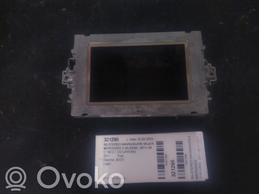 Mercedes-Benz C W204 Monitor/display/piccolo schermo