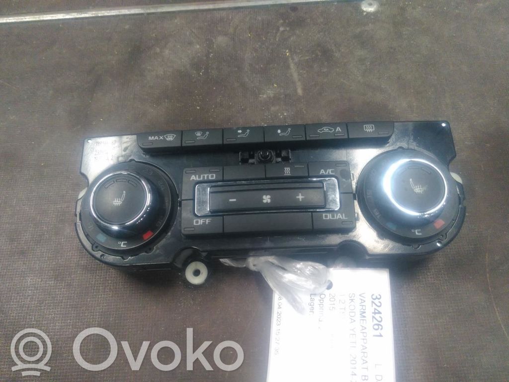 Skoda Yeti (5L) Mascherina climatizzatore/regolatore riscaldamento 