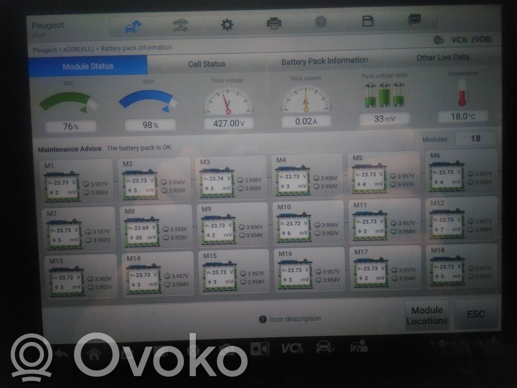 Peugeot 208 II Bateria do samochodu elektrycznego / hybrydowego 