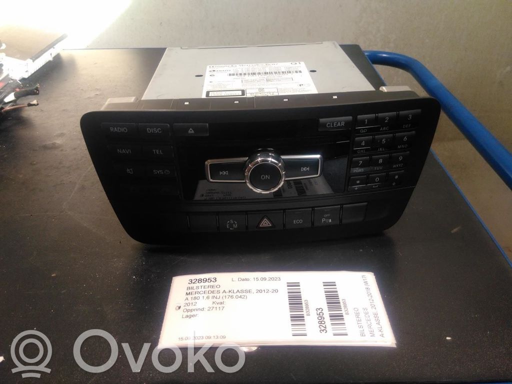 Mercedes-Benz A W176 Unitate principală radio/CD/DVD/GPS 