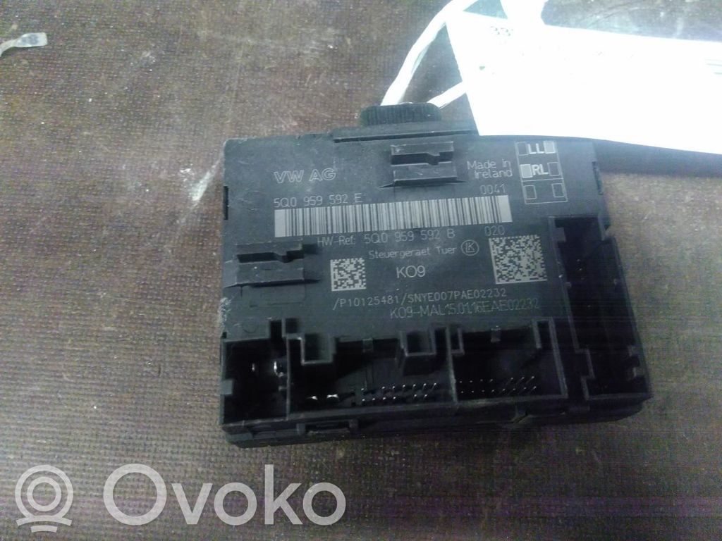 Unité de commande module de porte   5Q0959592E,5Q0959592E