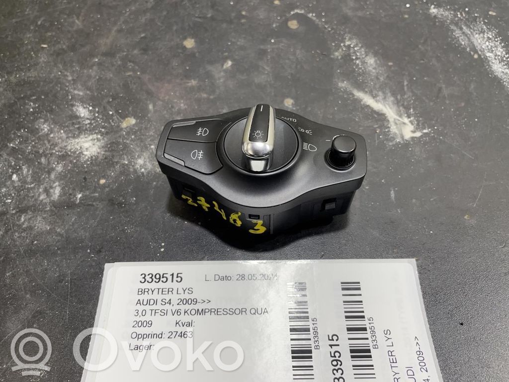 Interruptor de luz   8K0941531AA,8K0941531AA