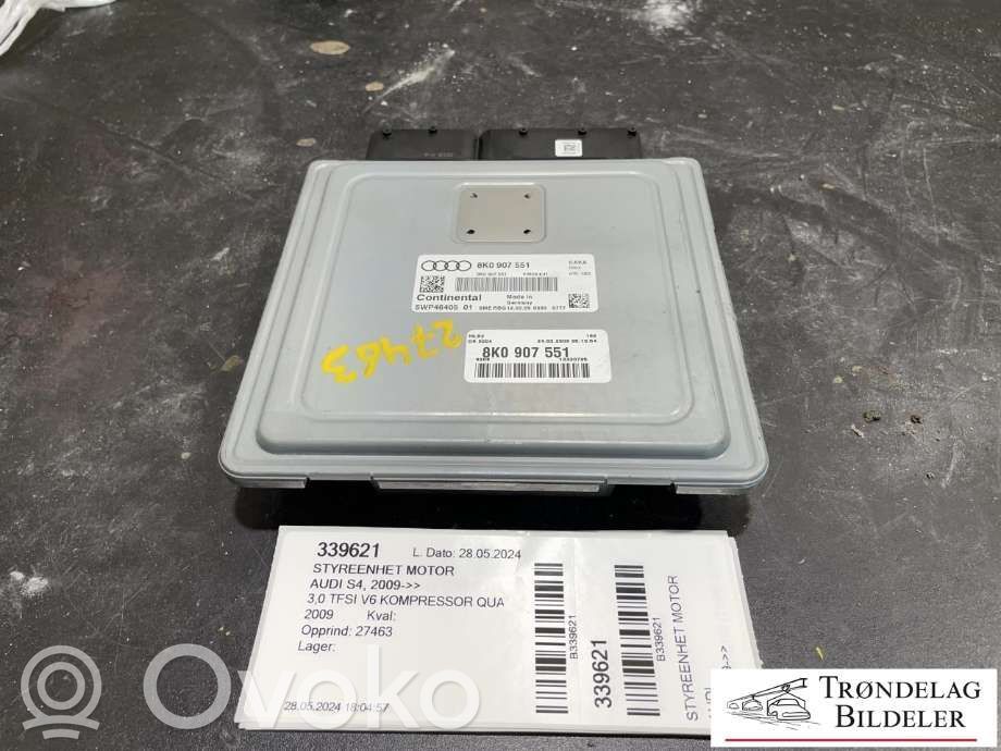 Audi A4 S4 B8 8K Engine control unit/module ECU 