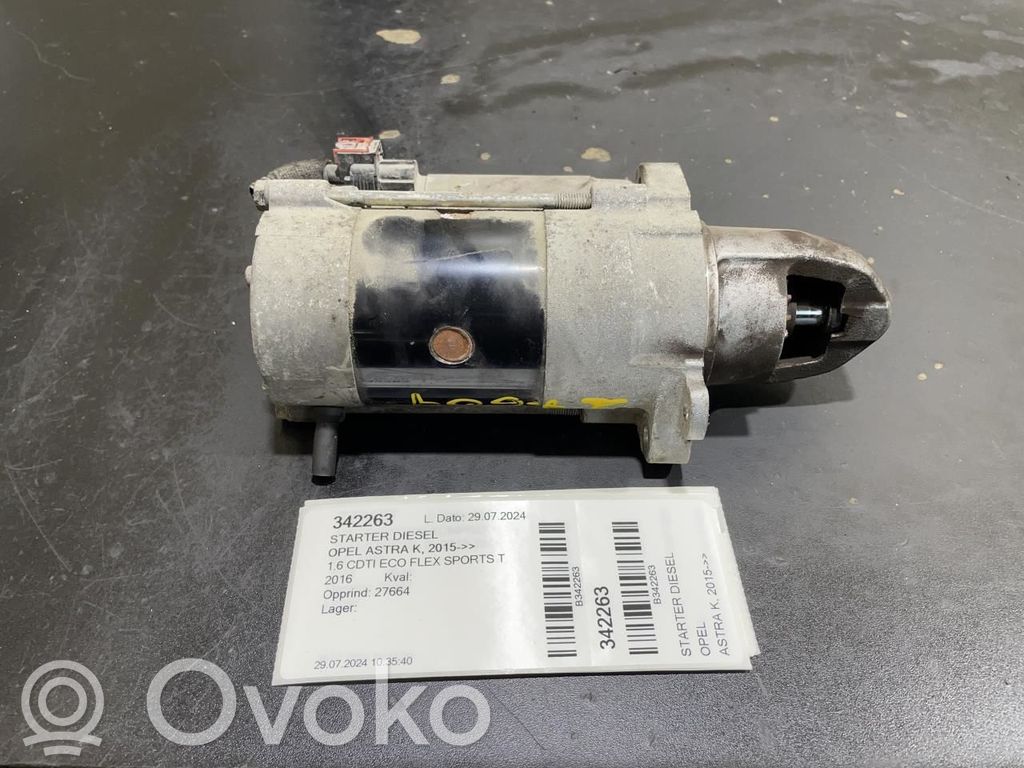Opel Astra K Electromotor 