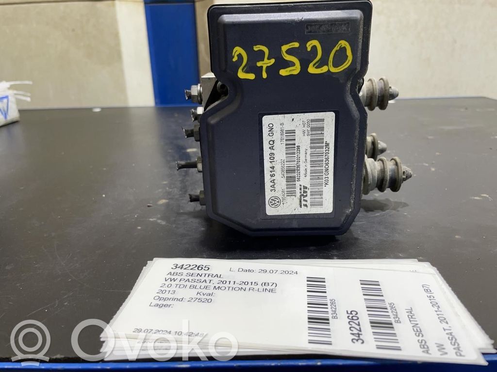 Bomba de ABS   3AA614109AQ,3AA614109AQ
