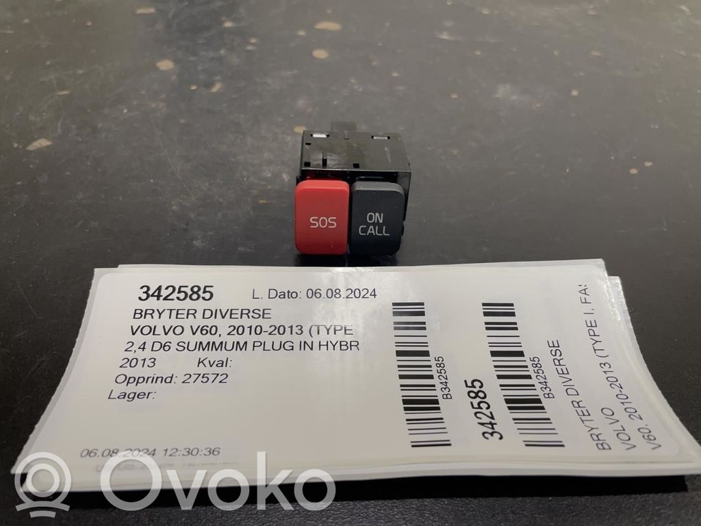 Volvo V60 Altri interruttori/pulsanti/cambi 