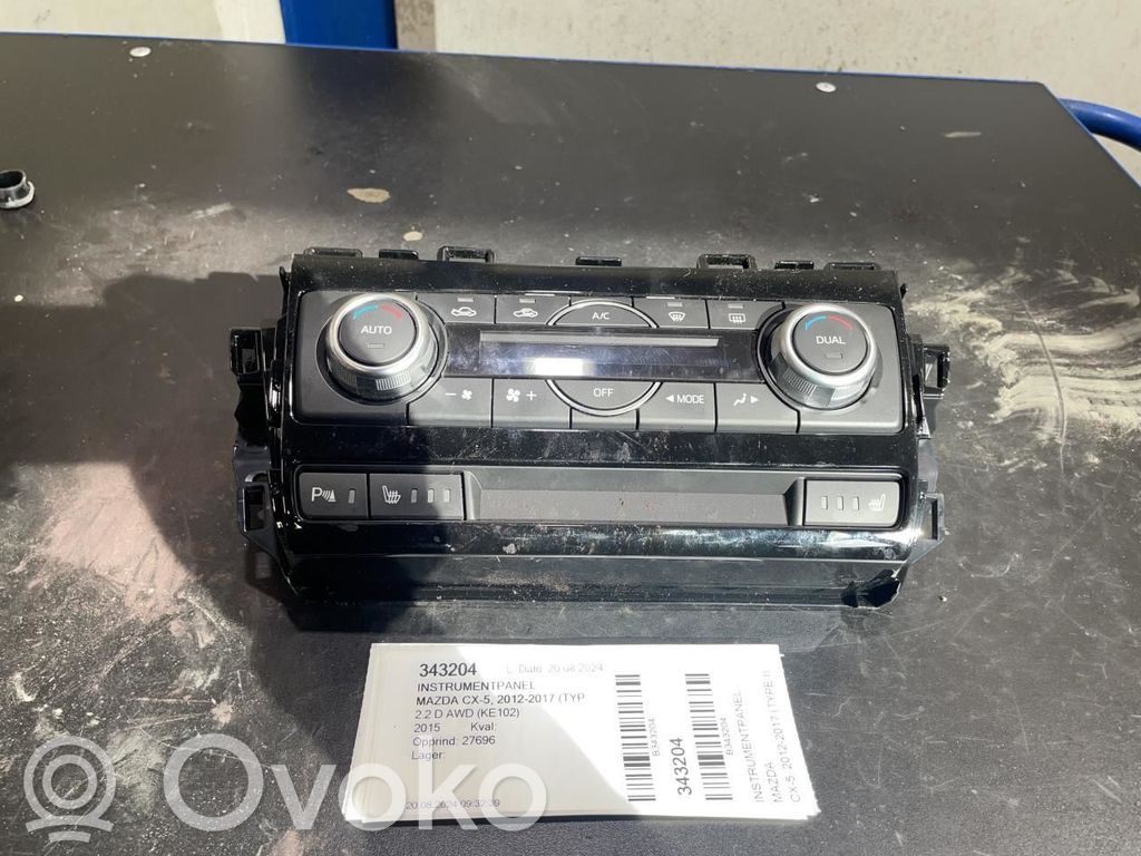 Mazda CX-5 Console centrale, commande chauffage/clim 
