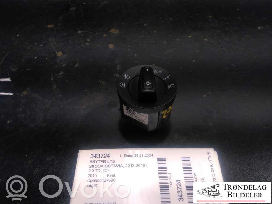 Interruptor de luz   VWAG,5E0941431D,5E0941431D,VWAG