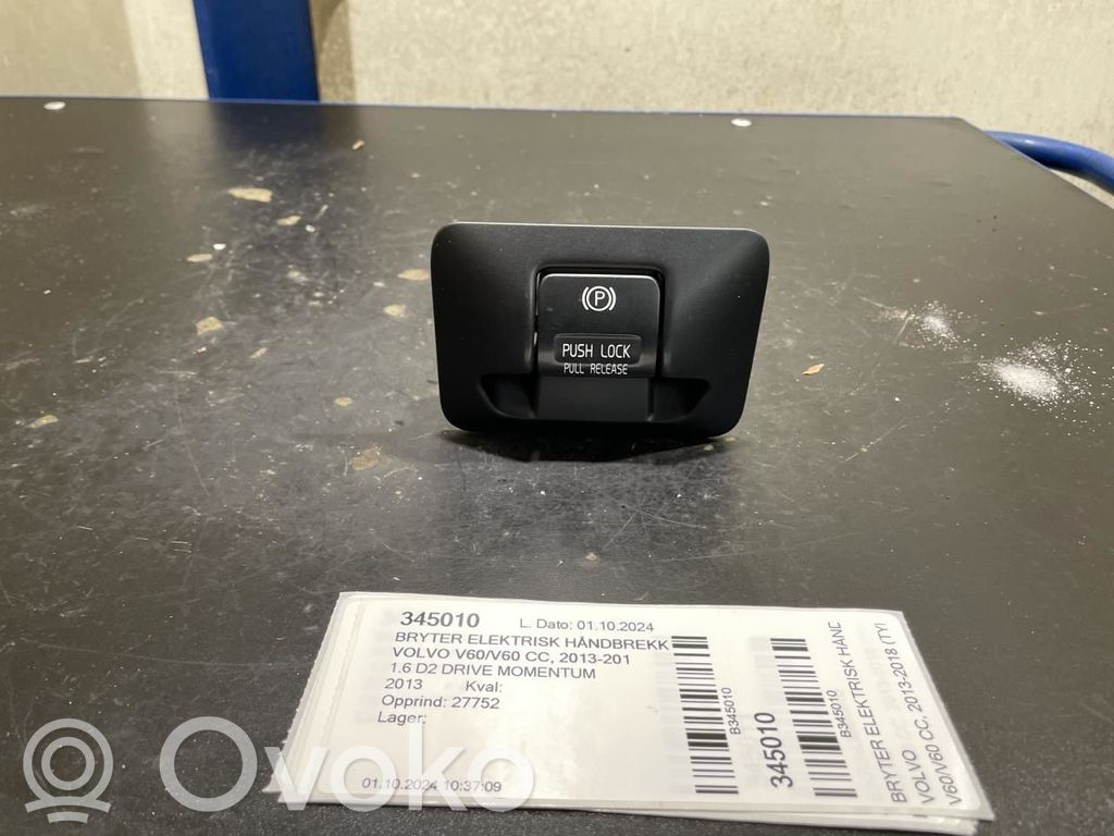 Volvo V60 Comutator frână parcare 