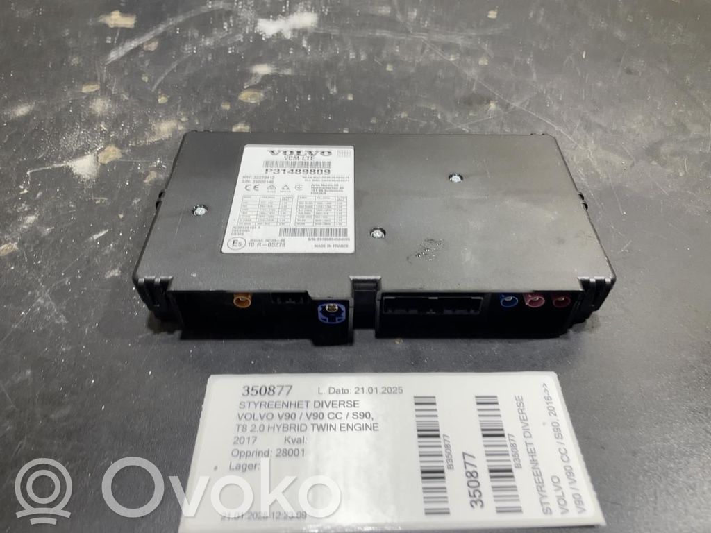 Volvo S90, V90 Other control units/modules 