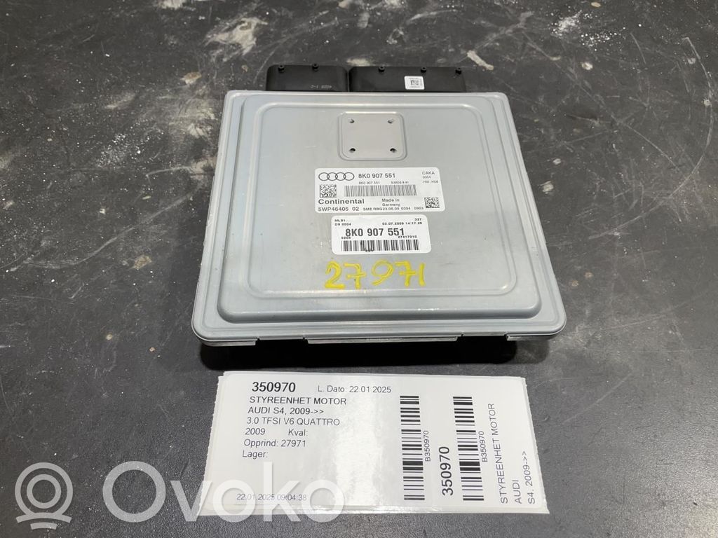 Audi A4 S4 B8 8K Engine control unit/module ECU 