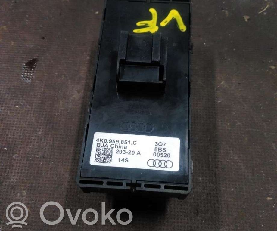 Electric window control switch   4K0959851,4K0959851