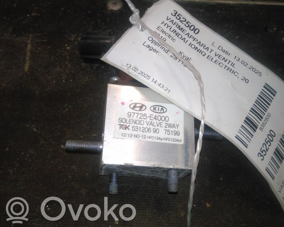 Hyundai Ioniq Supapă control încălzitor lichid răcire