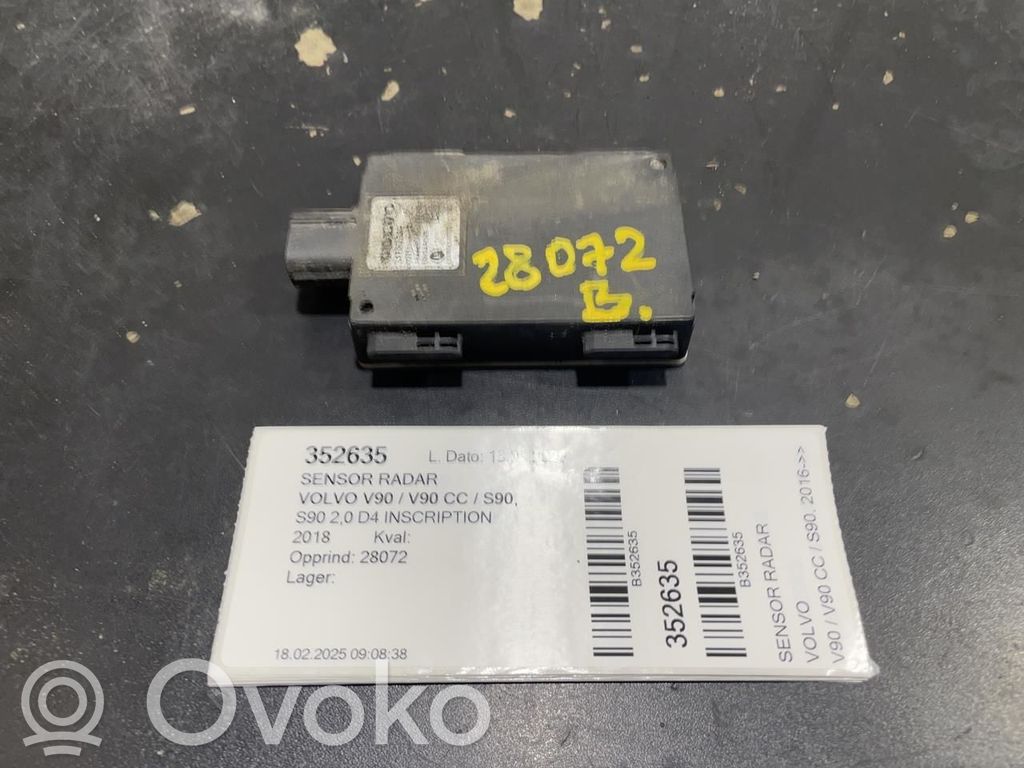 Sensor de radar Distronic   31687389,31687389