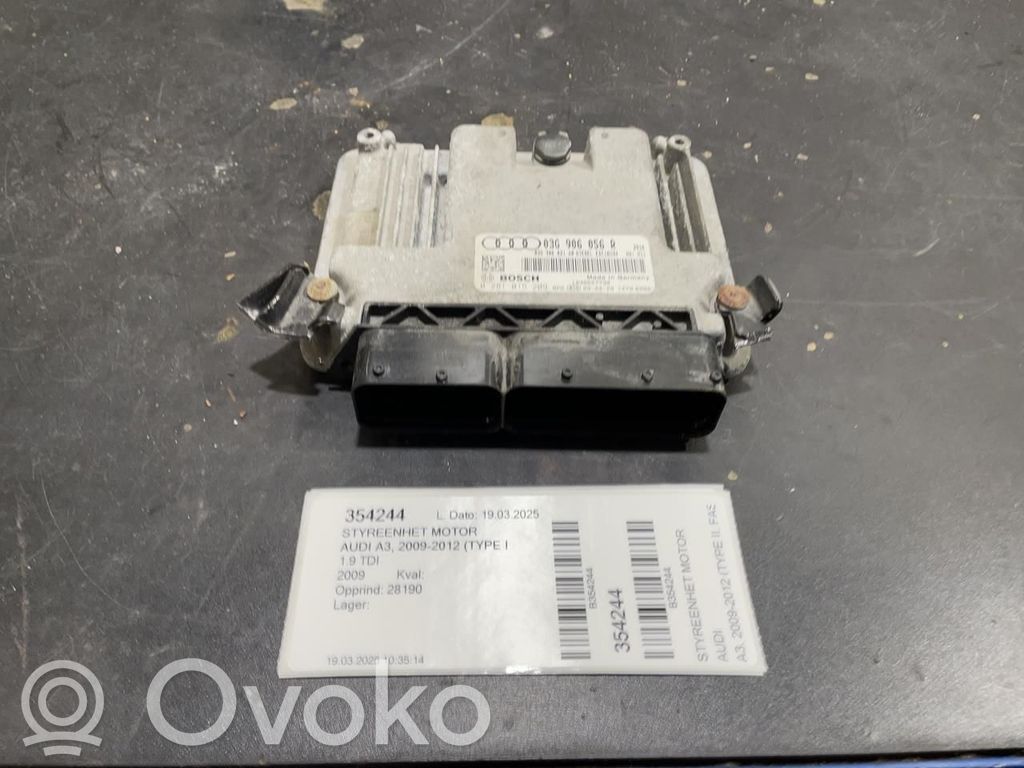 Audi A3 S3 8P Unidad de control/módulo ECU del motor 