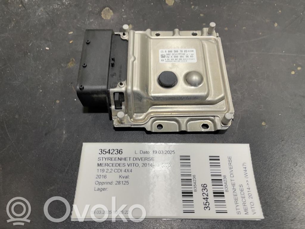 Mercedes-Benz Vito Viano W447 Autres unités de commande / modules