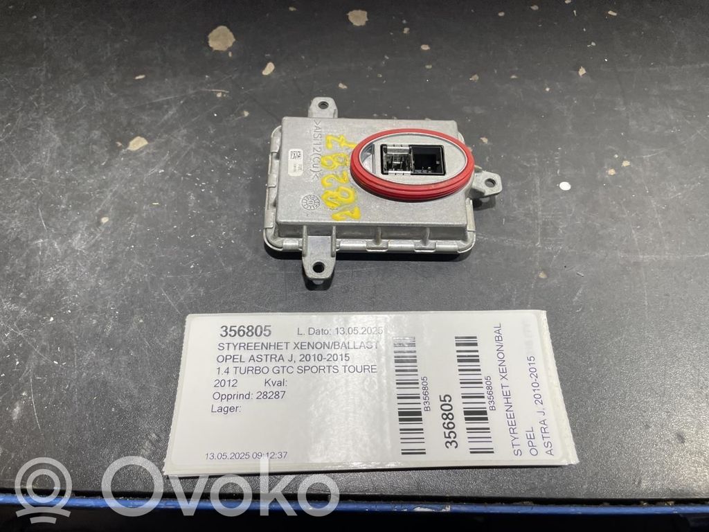 Opel Astra J Unité de commande / module Xénon 