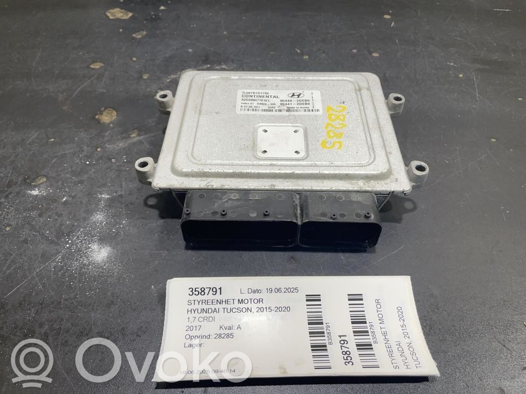 Hyundai Tucson TL Unité de commande, module ECU de moteur 