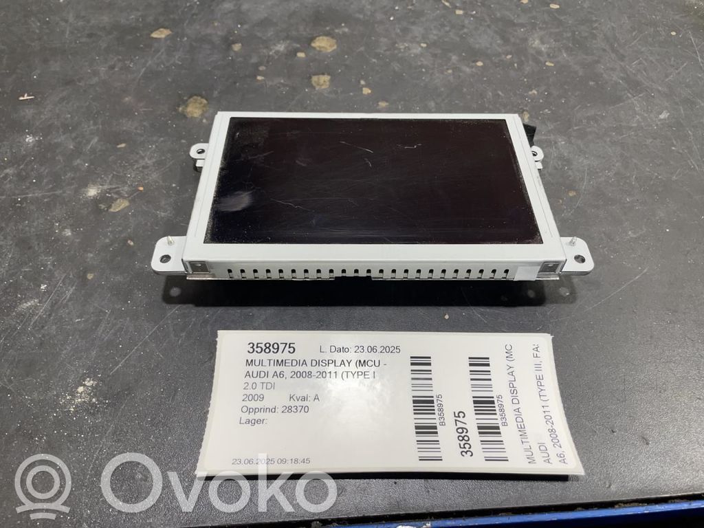 Audi A6 S6 C6 4F Unidad central de control multimedia 