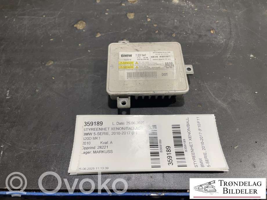 BMW 5 F10 F11 Unité de commande / module Xénon 
