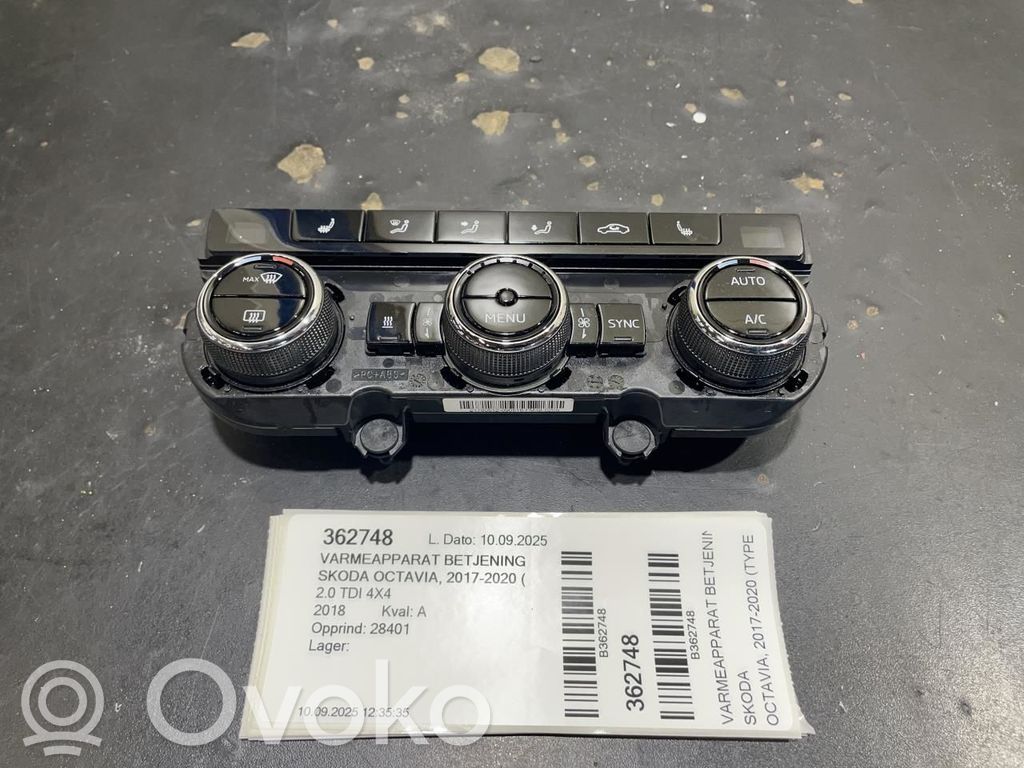 Skoda Octavia Mk3 (5E) Rămă unitate control climatizare 